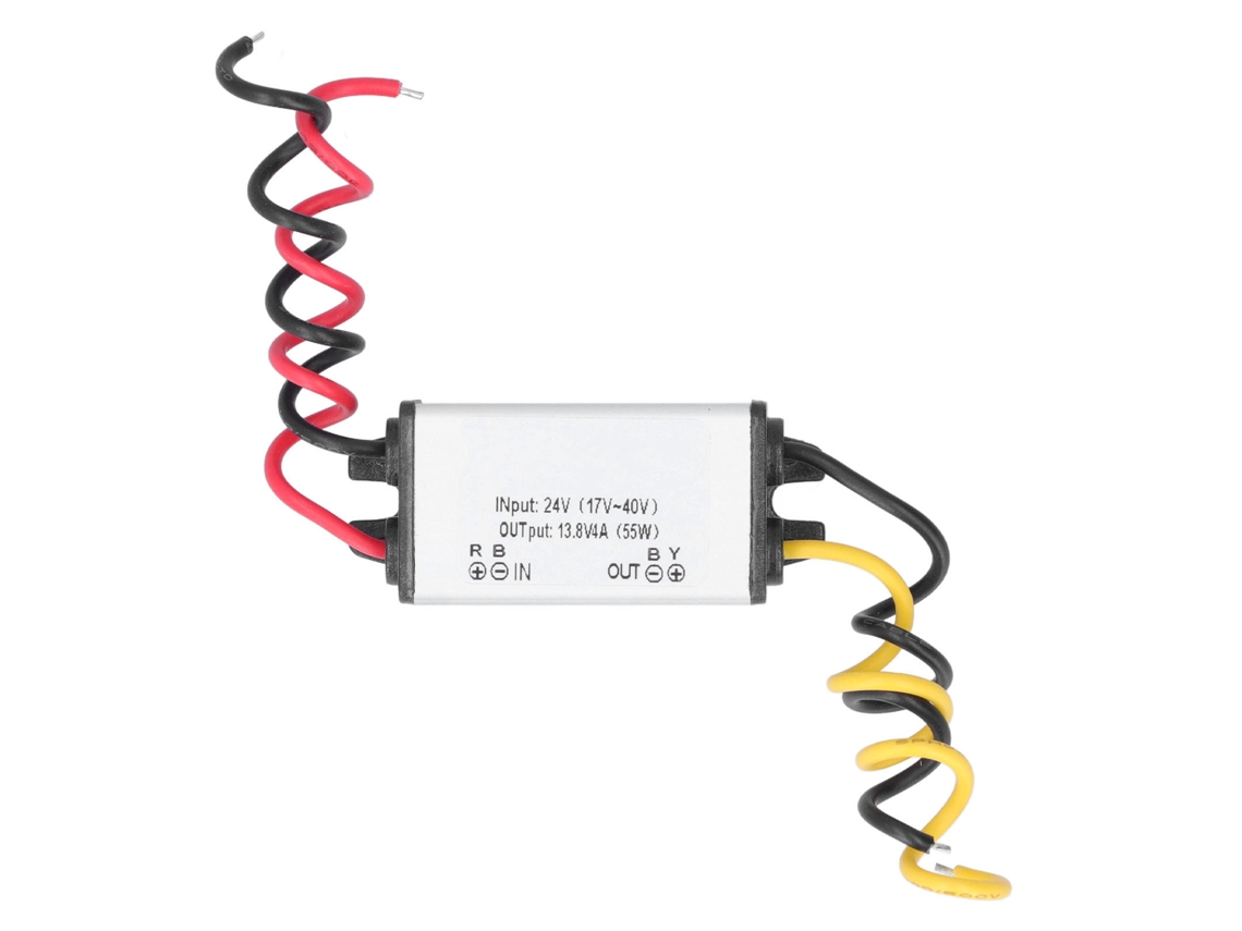 Yncm2026-conversor Reductor Dc 24v A 13.8v 4a 55w Adaptador De Alimentación Para Coche Auto Transformador Buck