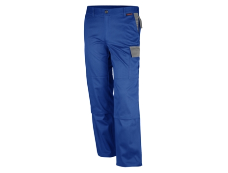 Pantalones de Trabajo QUALITEX WORKWEAR Image Algodón Reforzado (Azul y Gris - Tam: 24)