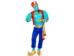 Disfraz de Genio Mágico azul para hombre