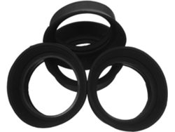Juego De 4 Tapas De Goma Para Oculares De 29-33 Mm Para Microscopios Estereoscópicos Y Binoculares.