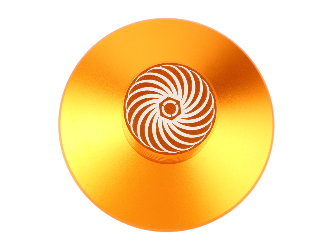 Abrazadera Estabilizadora De Vinilo Aluminio Para Tocadiscos Peso Microfibra Mejora Sonido 79mm