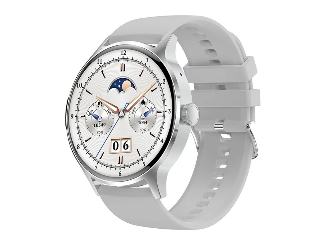 Reloj inteligente con llamadas Bluetooth, monitorización de frecuencia cardíaca y presión arterial, actualizaciones meteorológicas y control de música. Bestvite