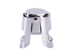 MEOIRUERY Tapones para Champán, Juego de Cierre para Botella de Vino en Acero Inoxidable, Tapón Reutilizable Mantiene el Vino Fresco sin Fugas