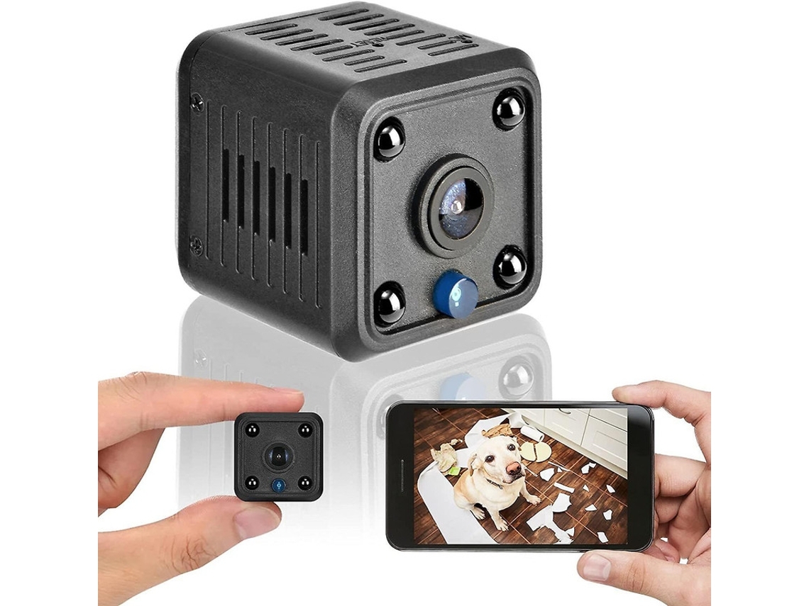 Mini cámara de vigilancia 1080P HD magnética Wifi Super cámara de visión nocturna infrarroja pequeña cámara de niñera con detección de movimiento hogar y YEMAESRE
