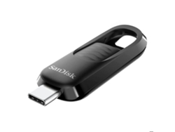 Unidad flash USB SanDisk Ultra Slider de 64 GB, USB 3.0 Tipo C, compatible con PC, tableta y teléfono inteligente.