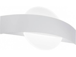 Lámpara de Pared AJP ILUMINACIÓN Lunar (Blanco - Acrílico, Metal - 22x38 cm)