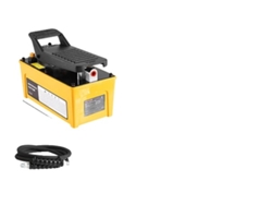 Bomba hidráulica neumática, presión de 10 000 psi, capacidad del tanque de 1,6 l, manguera de 2 m, tanque OEM de 1,6 l
