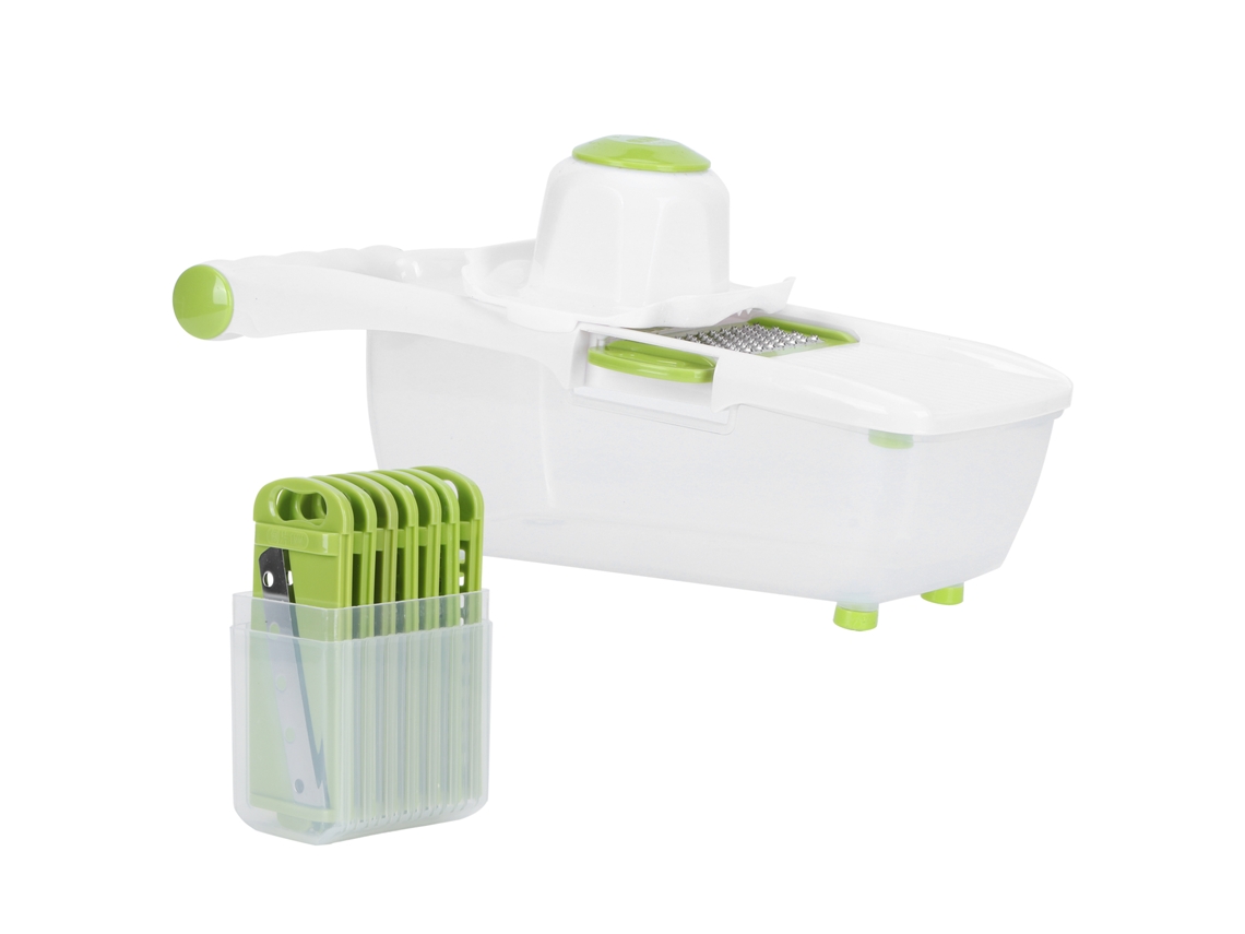 Rallador Multifuncional Para Frutas Y Verduras Con 8 Cuchillas, Picador Y Utensilio De Cocina.