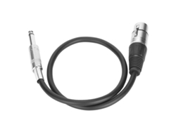 Cable De Audio Balanceado Xlr Hembra A Trs De 6,35 Mm De 2 M/6,6 Pies Para Micrófono Y Mezclador
