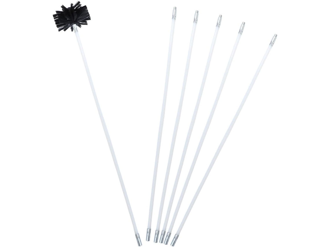 Kit 1 Cepillo De Nailon Para Chimeneas, Conductos De Estufas Y Tuberías, Juego Práctico