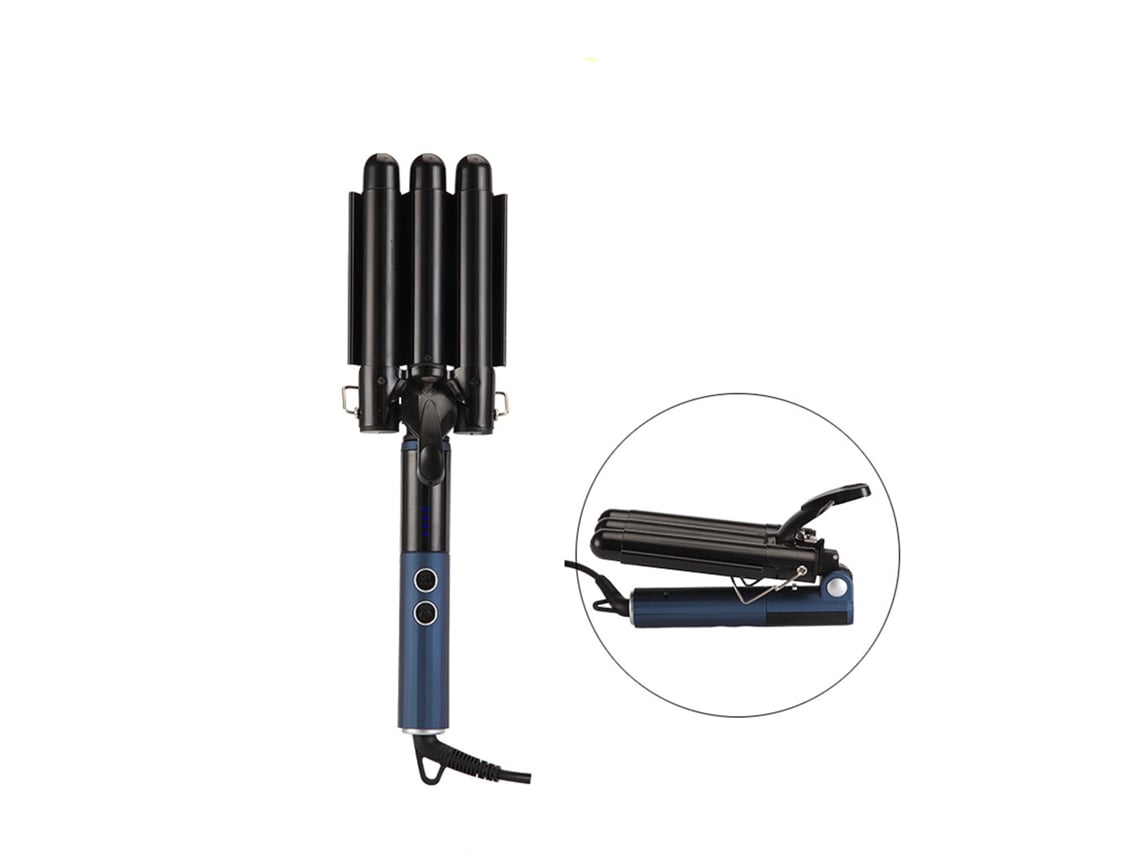 Moldeador De Cabello Ba46 (140 °c - 200 °c - 4 Ajustes De Temperatura - Azul)*