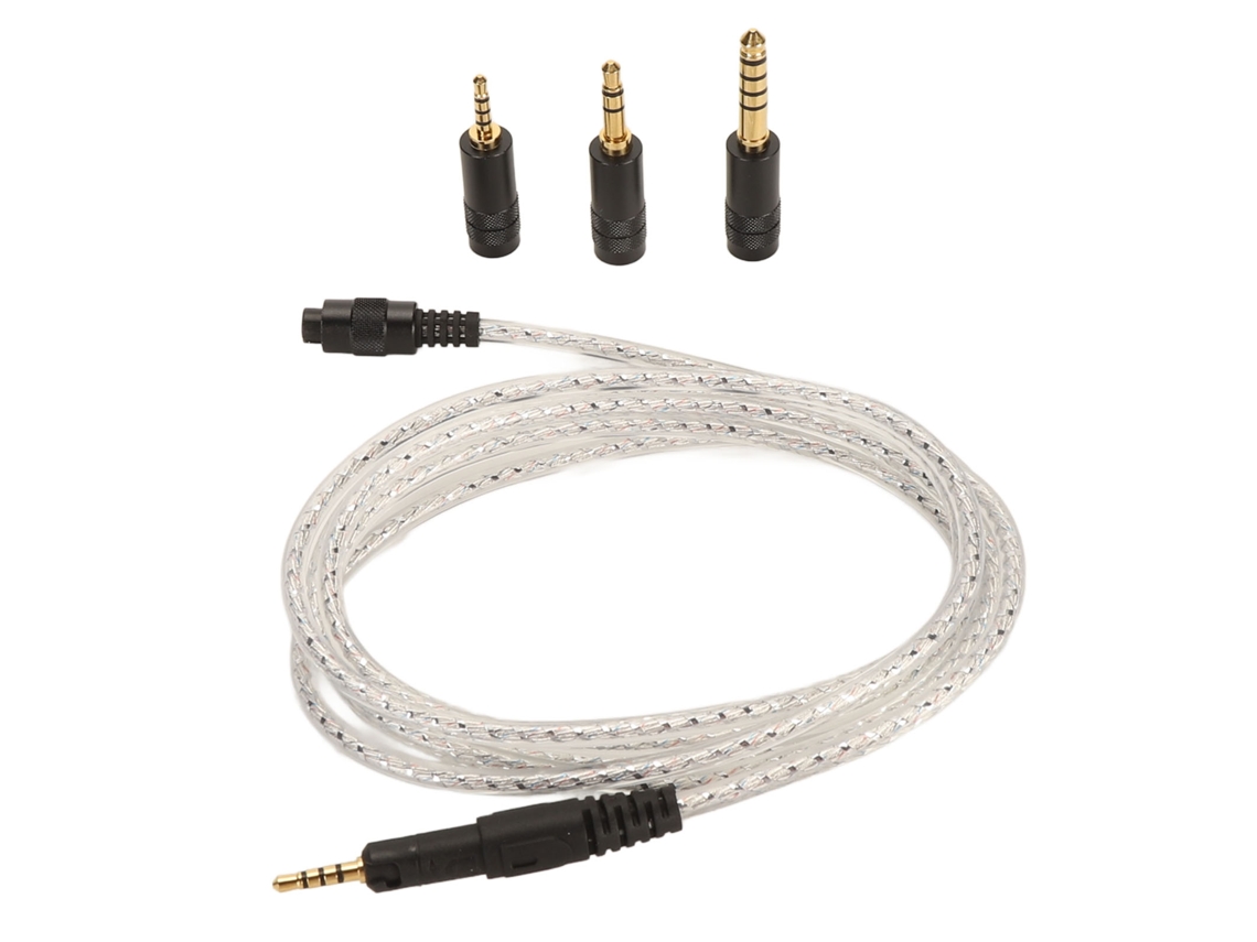 Cable De Audio Para Auriculares Ath M50x, M70x, M60x Y M40x, Chapado En Plata, Con Conectores De 2,5 Mm, 3,5 Mm Y 4,4 Mm.