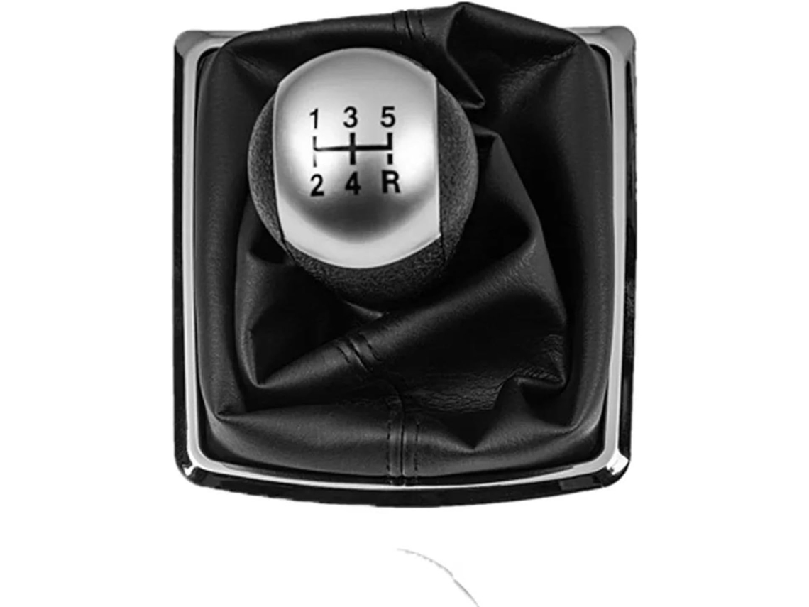 Pomo De Palanca Cambios, Funda Tapa Arranque Para Ford Focus 2 Y Mondeo Mk2 2005-2008 (silver Speed 5)