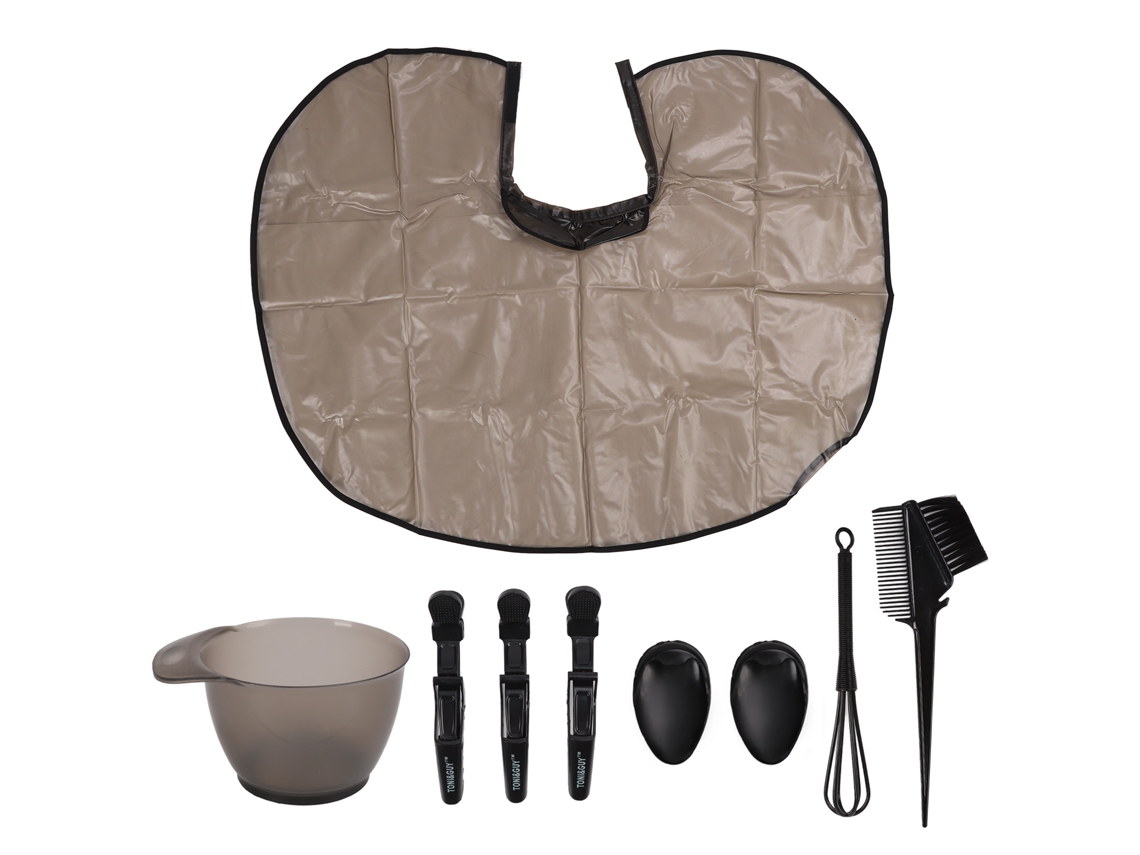 Kit de tinte para el cabello 2026 con brocha para mezclar, auriculares, recipiente, toalla protectora y pinzas para uso doméstico y profesional.