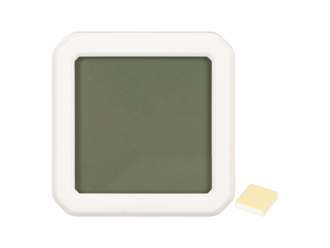 Termómetro higrómetro digital de alta precisión HT680 con sensor integrado para uso en interiores.