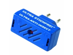 Repelente de mosquitos ultrasónico compacto con enchufe de 230 V, color azul isotónico