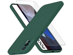 Protector de Pantalla Fina Meianoite para Xiaomi Poco F5 Pro HONGWE. Verde