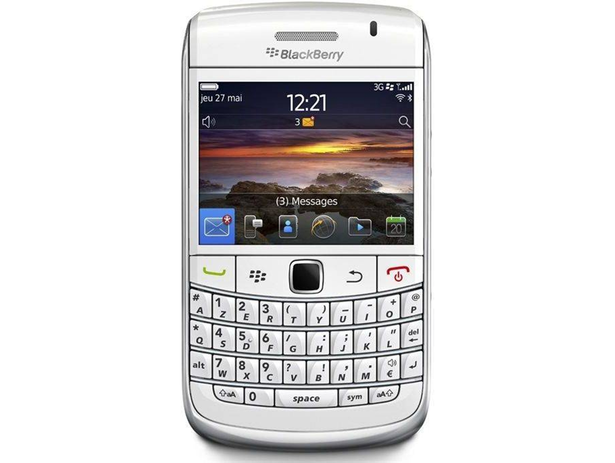Teléfono móvil BLACKBERRY 9780 Bold (Blanco)
