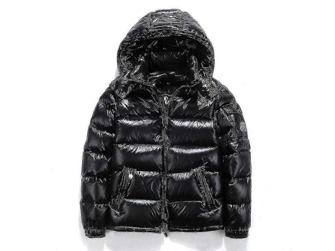 Chaqueta de plumas Mooncoo 2024 con capucha holgada y gruesa, acolchada, 51 % 55 % plumón de pato blanco, invierno, unisex.