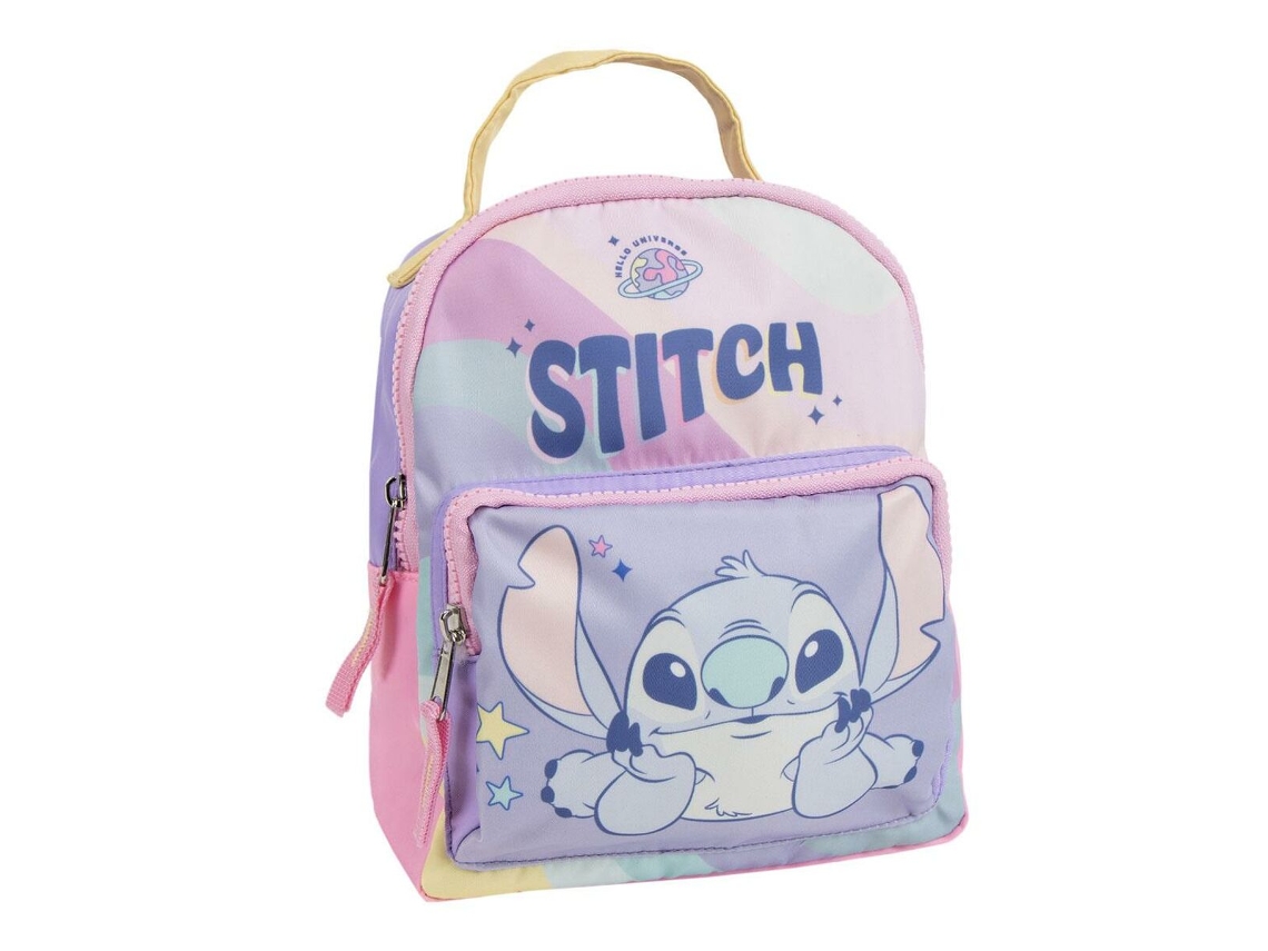 Mochila escolar Stitch Lila 19.0 x 23.0 x 8.0 cm