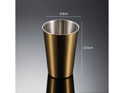 5 Vasos De Acero Inoxidable De 500 Ml Para Niños Y Adultos, Duraderos, Ideales Para Viajes Y Acampadas.