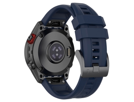 Correa de Silicona liberación rápida para Garmin Fenix 7/Epix Gen2/Descent G1/COROS VERTIX - azul medianoche