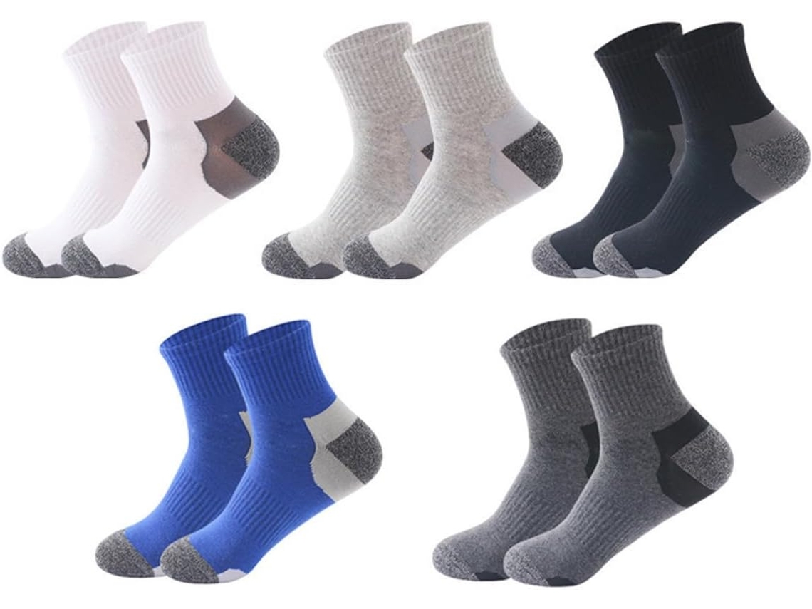 Paquete de 5 pares de calcetines deportivos