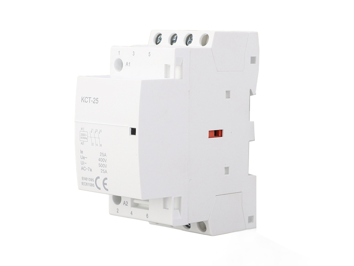 Contactor Ac Doméstico 3p25a 3no 50hz Ip40 Selv Tensión De Insulación 500vac