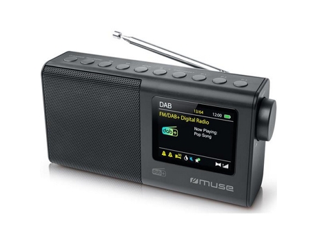 Radio Digital Portátil Negro M117Db