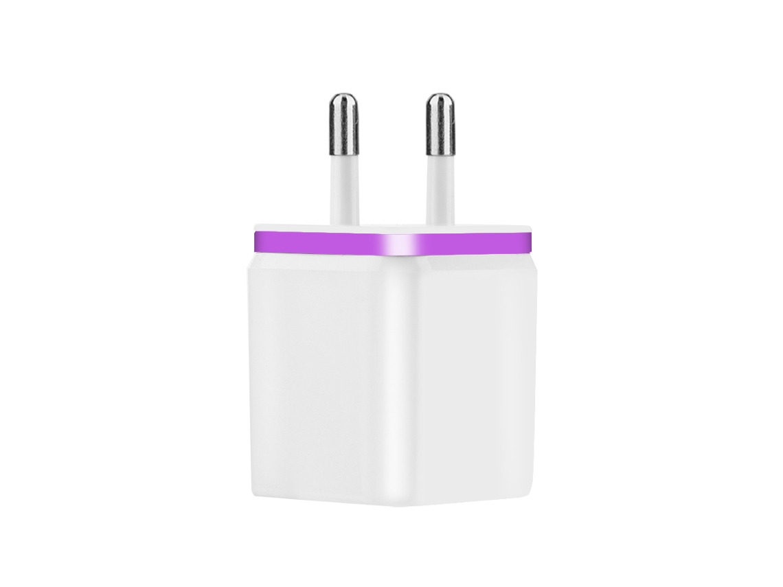 Cargador (puertos Usb Duales, Adaptación Universal Para Teléfonos Android Y Apple)