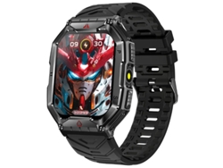 Reloj inteligente militar para hombre con linterna LED, 2.01", resistente al agua hasta 3 atm, con más de 100 modos, Yizhood