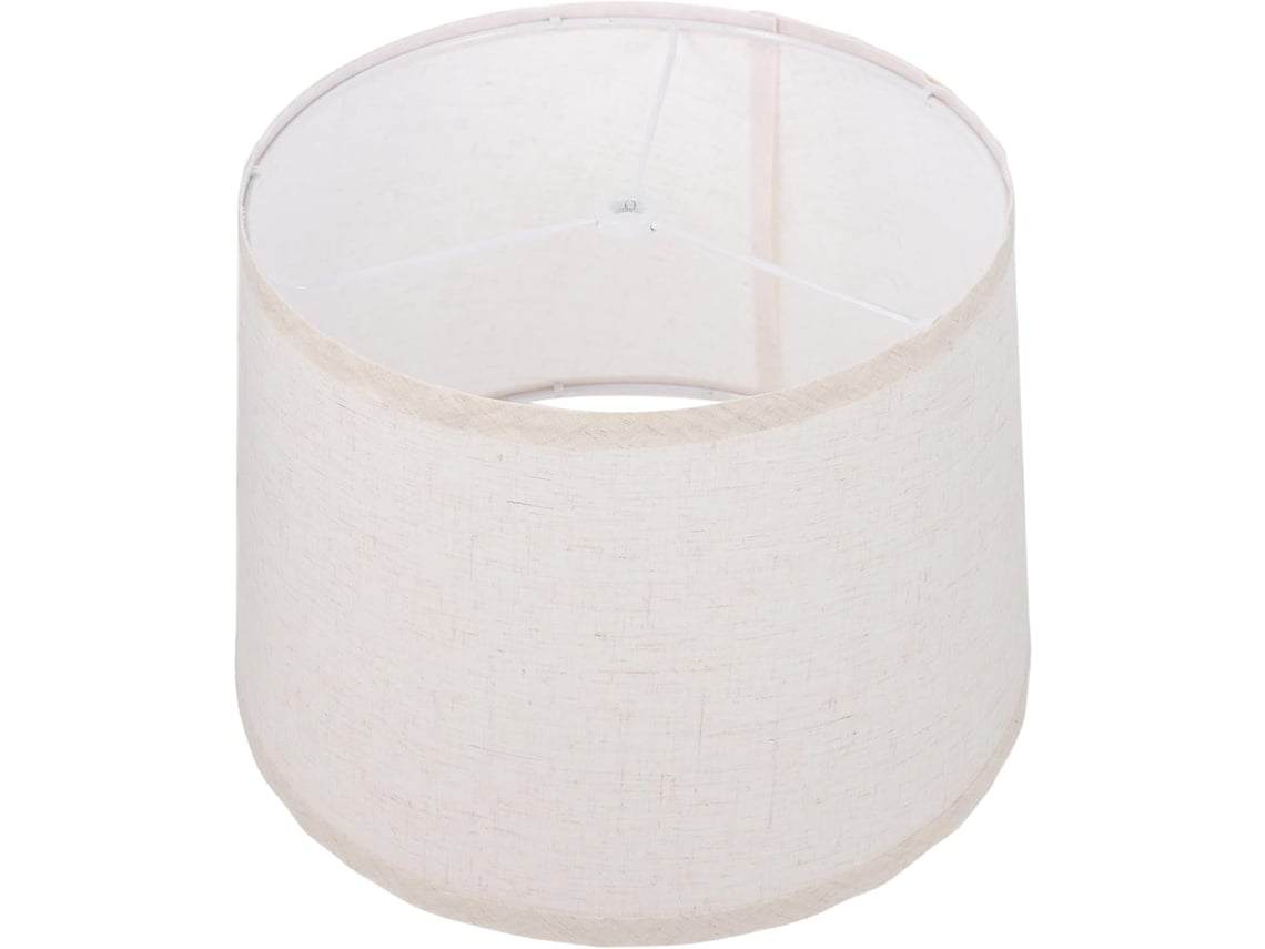 Juego de 2 lámparas de mesa ligeras de tela.