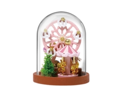 Modelo 3D de un parque infantil de cuento de hadas (miniatura de 2 x 2,6 x 4,5 cm). DAM