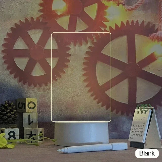 (luz Cálida) Lámpara Led Acrílica 3d, Se Puede Utilizar Como Luz Nocturna O Para Decoración Del Hogar.