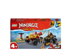 Batalha de Carro e de Mota de Kai e Ras - 71789 LEGO-NINJAGO 