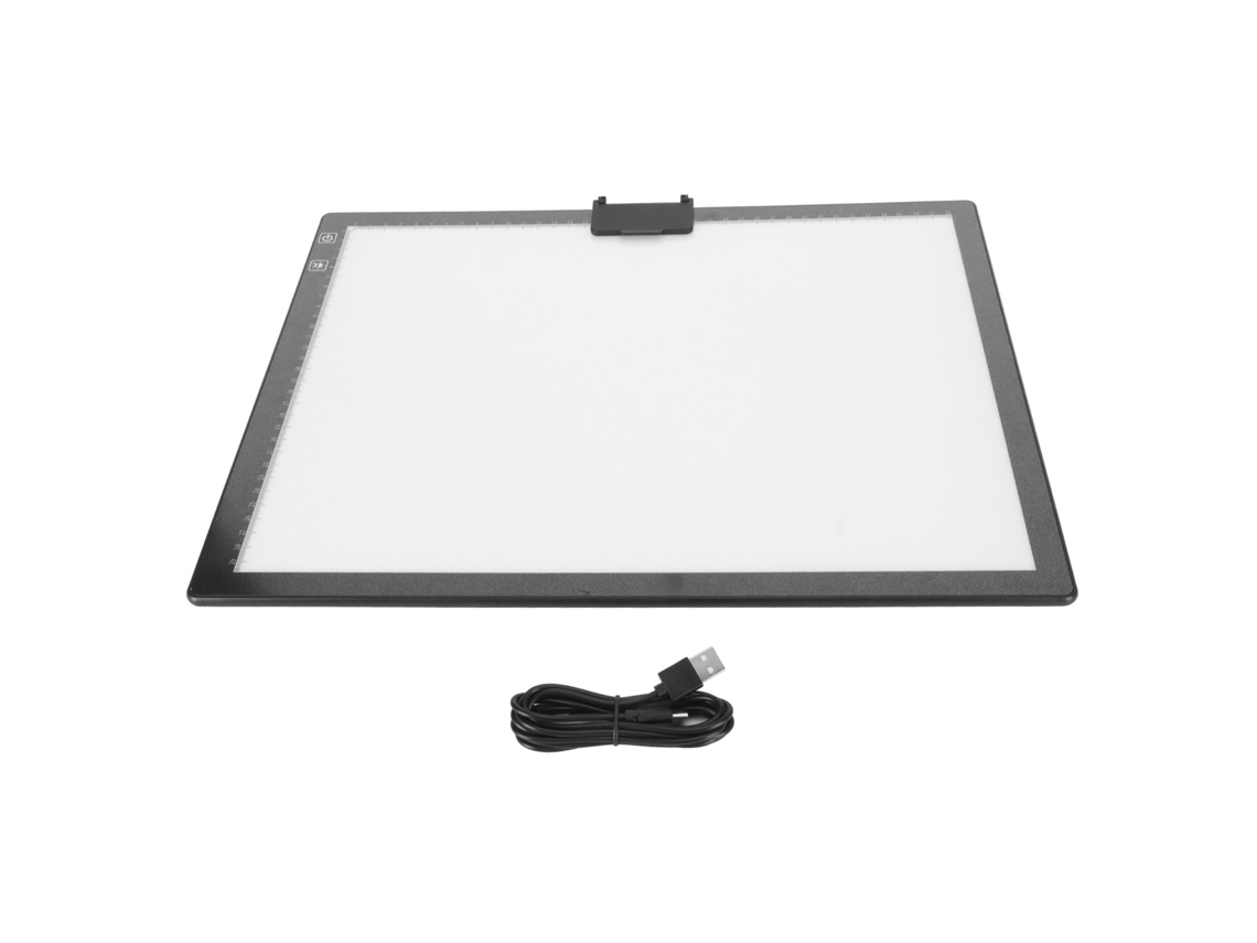 Tableta De Luz Led A3 Para Calcar Con 6 Niveles De Iluminación Y Clip Magnético.