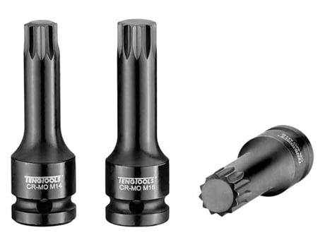 TENGTOOLS 270160302 Vaso de Impacto Xzn 1/2 In Dr 18 X 43Mm
