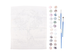 Kit De Pintura Por Números Diy Con Pinceles Y Pintura Acrílica Para Adultos Y Principiantes 40x50cm