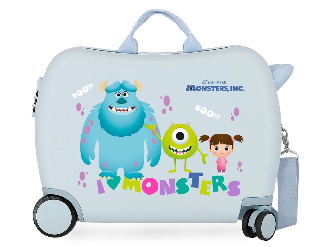 Maleta Infantil Disney Family Pixar Azul Claro (38x50x20cm - 38l)