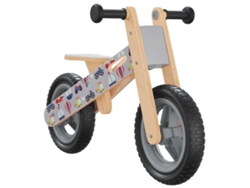 Bicicleta de equilibrio VIDAXL para niños estampado gris