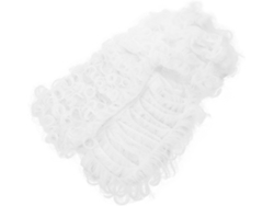 Peluca Blanca De Juez Químico Ciieeo Para Hombres, Disfraz De Abogado, Peluca Larga De Cosplay Para Fiestas