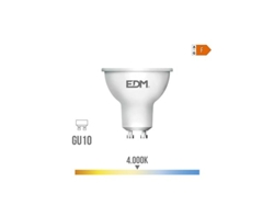 Bombilla Led Dicroica Gu10 Ip20 Ø5x6,4cm Edm (10w 4000k 932lm)
