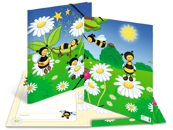 Carpeta de Esquina HERMA Animales Prado de Abejas Cartón Din A3