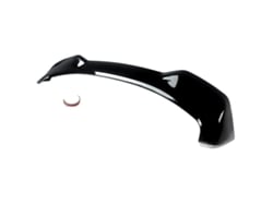 Alerón de techo, plástico ABS resistente, fácil instalación, negro brillante OEM