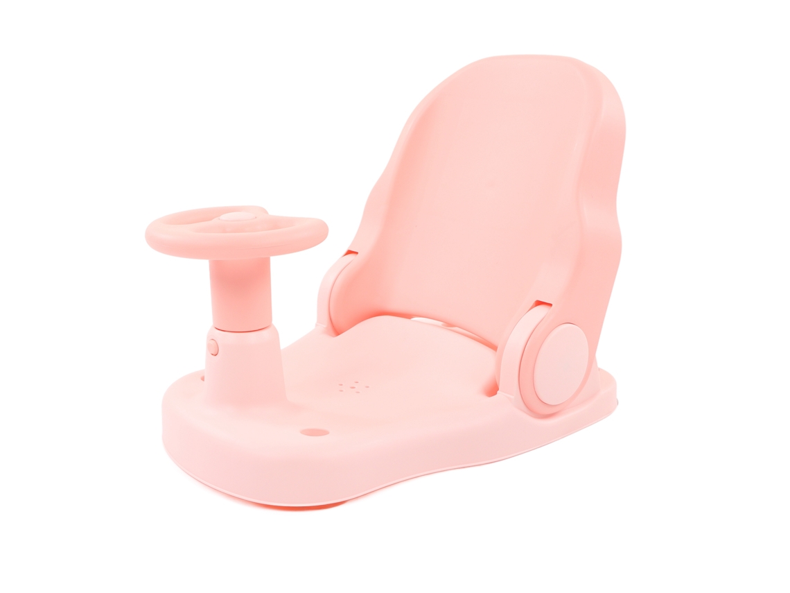 Assento De Banho Para Bebê Antiaderrapante Ajustável Seguro Infantil Toddler Pink