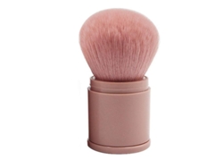 Brocha De Maquillaje Rosa Extensible, Brocha De Contorno Portátil, Brocha Para Rubor, Herramienta De Maquillaje