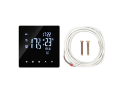 Termostato inteligente programable para calefacción por suelo radiante, 16 A, 4400 W, con cable sensor de 3 m, CA 90-240 V