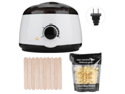 Kit De Depilación Con Cera Caliente Máquina Calentadora Cera Frijoles Y Palillos Para Eliminación De Pelo