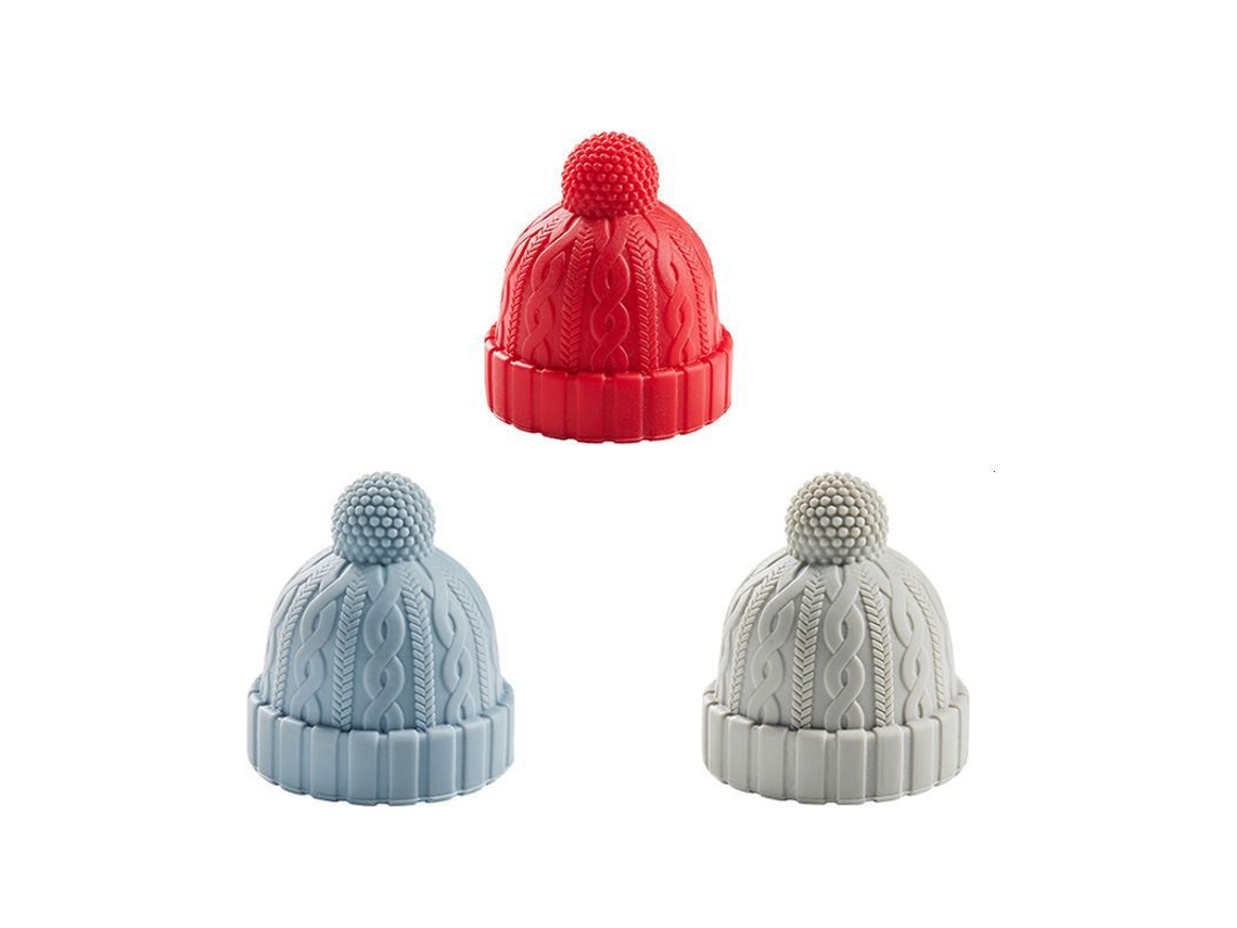Preciosos Tapones De Silicona Para Botellas De Vino, Champán Y Otras Bebidas, Regalos Ideales (rojo + Azul + Verde)