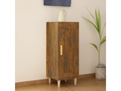 Aparador Madera De Ingeniería Roble Ahumado 34,5x34x90 Cm